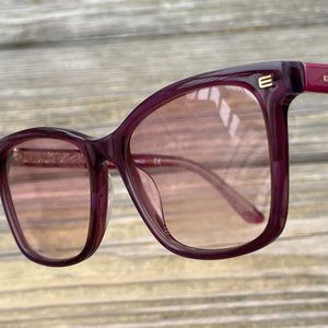ETRO Women Sunglasses Ladies Eye Wear red Frame Shades 52[]16 140 Authentic